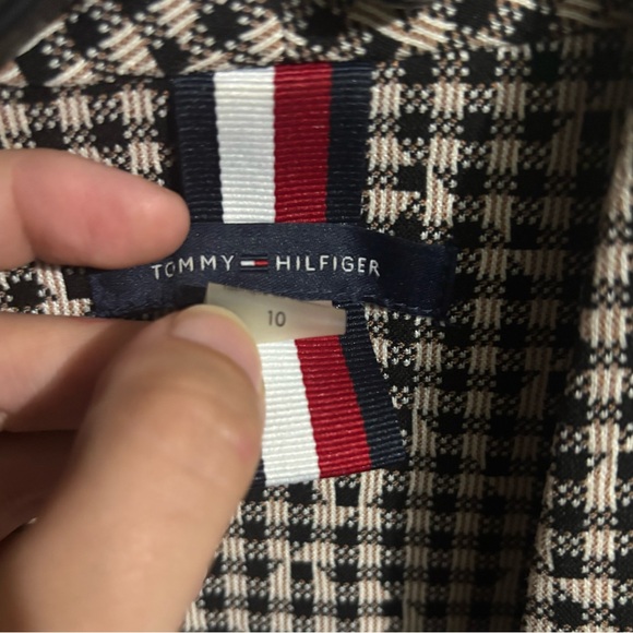 Tommy Hilfiger Black and White Checkered Blazer - Picture 4 of 5